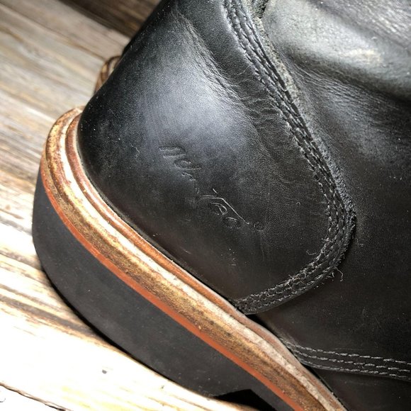 AdTec 1964 10" Fireman Logger Black Work Boots 9 - Picture 7 of 9